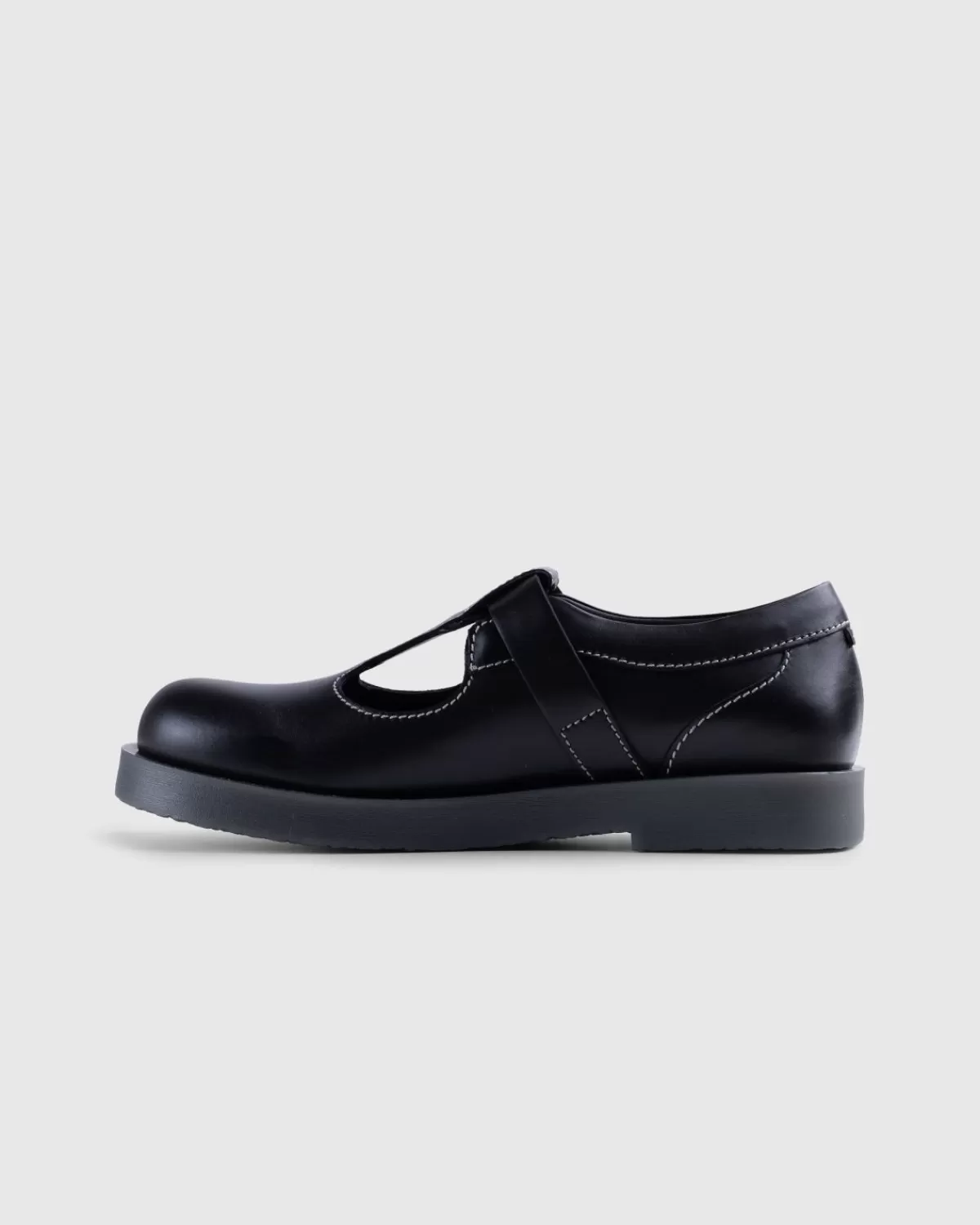 Männer Acne Studios Berylab Lederschnallenschuhe Schwarz