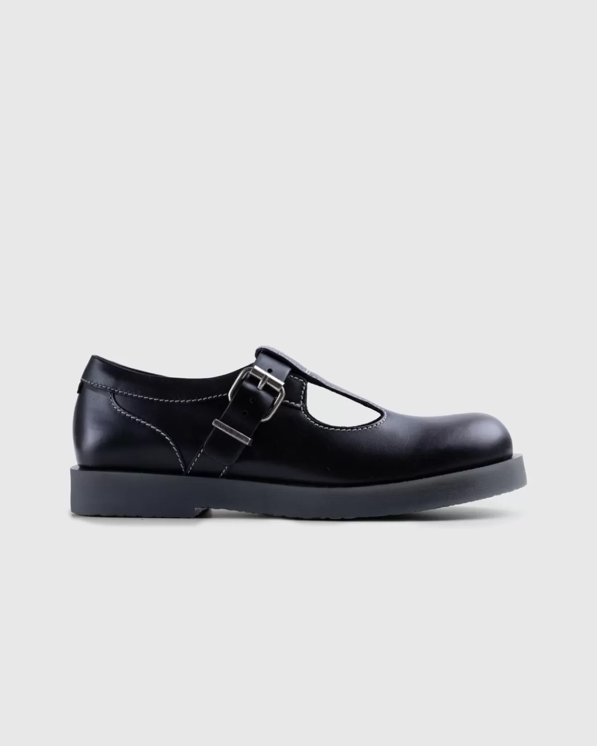 Männer Acne Studios Berylab Lederschnallenschuhe Schwarz