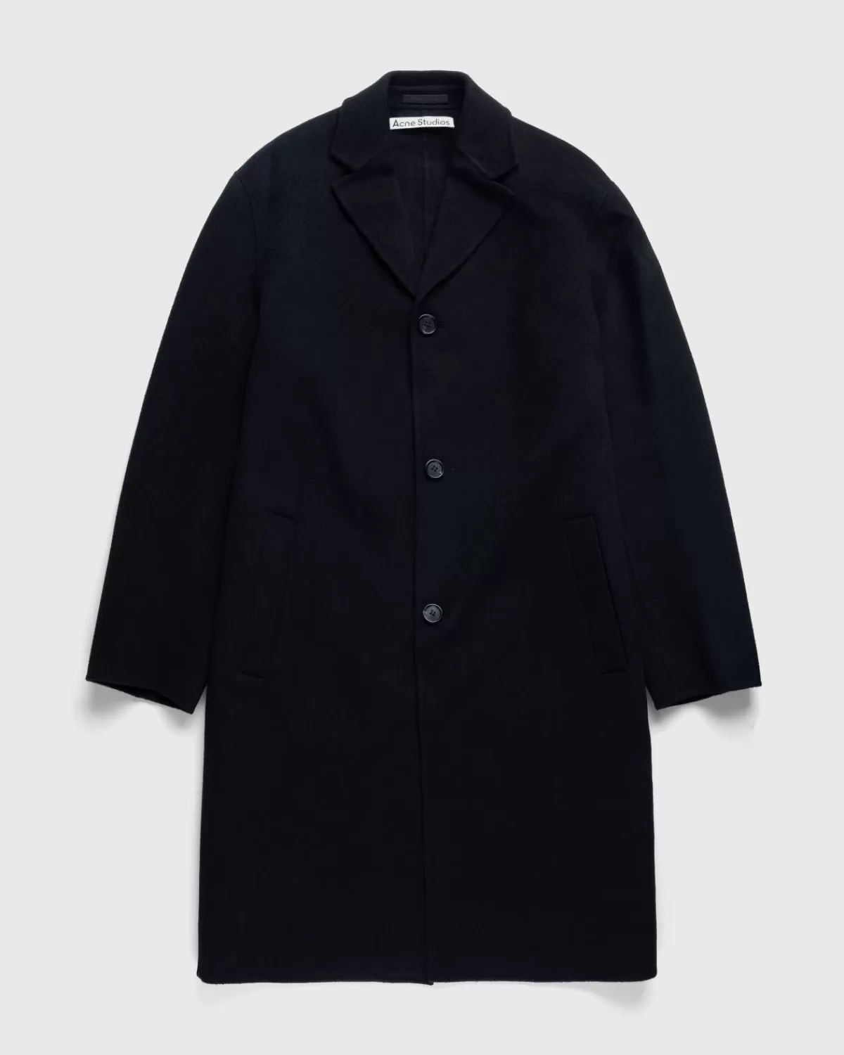 Einreihiger Mantel Schwarz>Acne Studios Best