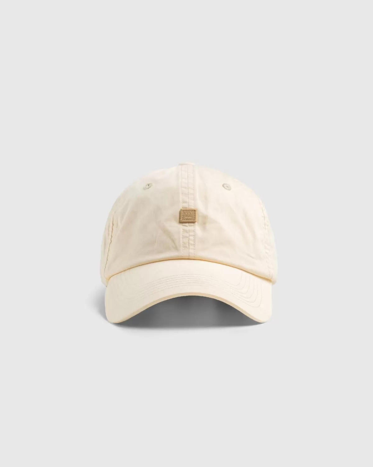 Männer Acne Studios Face Patch Baseball Cap Beige