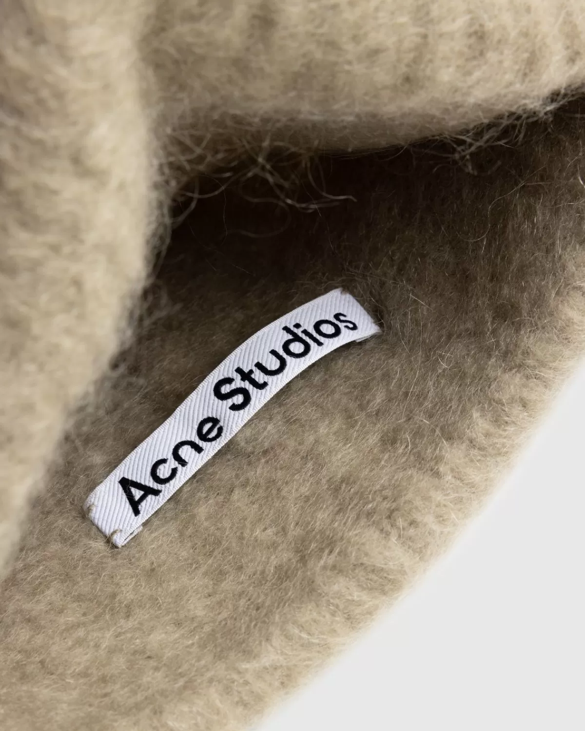 Männer Acne Studios Gerippte Mutze Beige