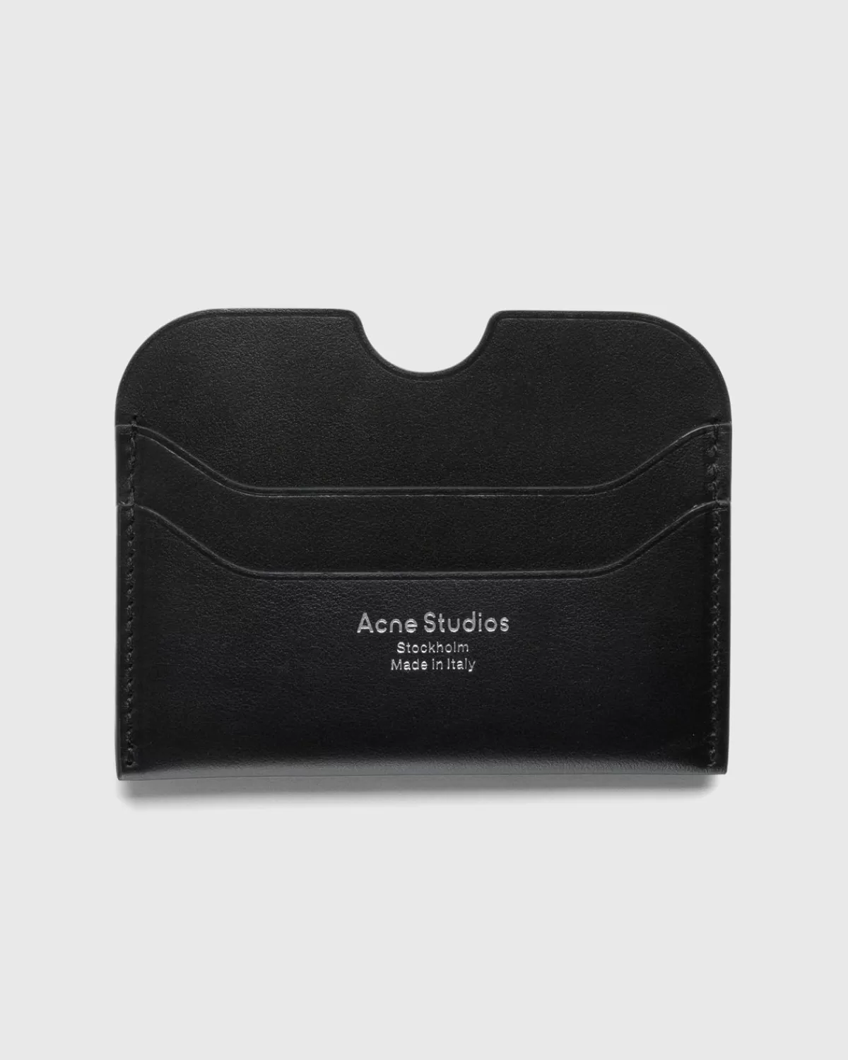 Männer Acne Studios Kartenetui Aus Leder Schwarz