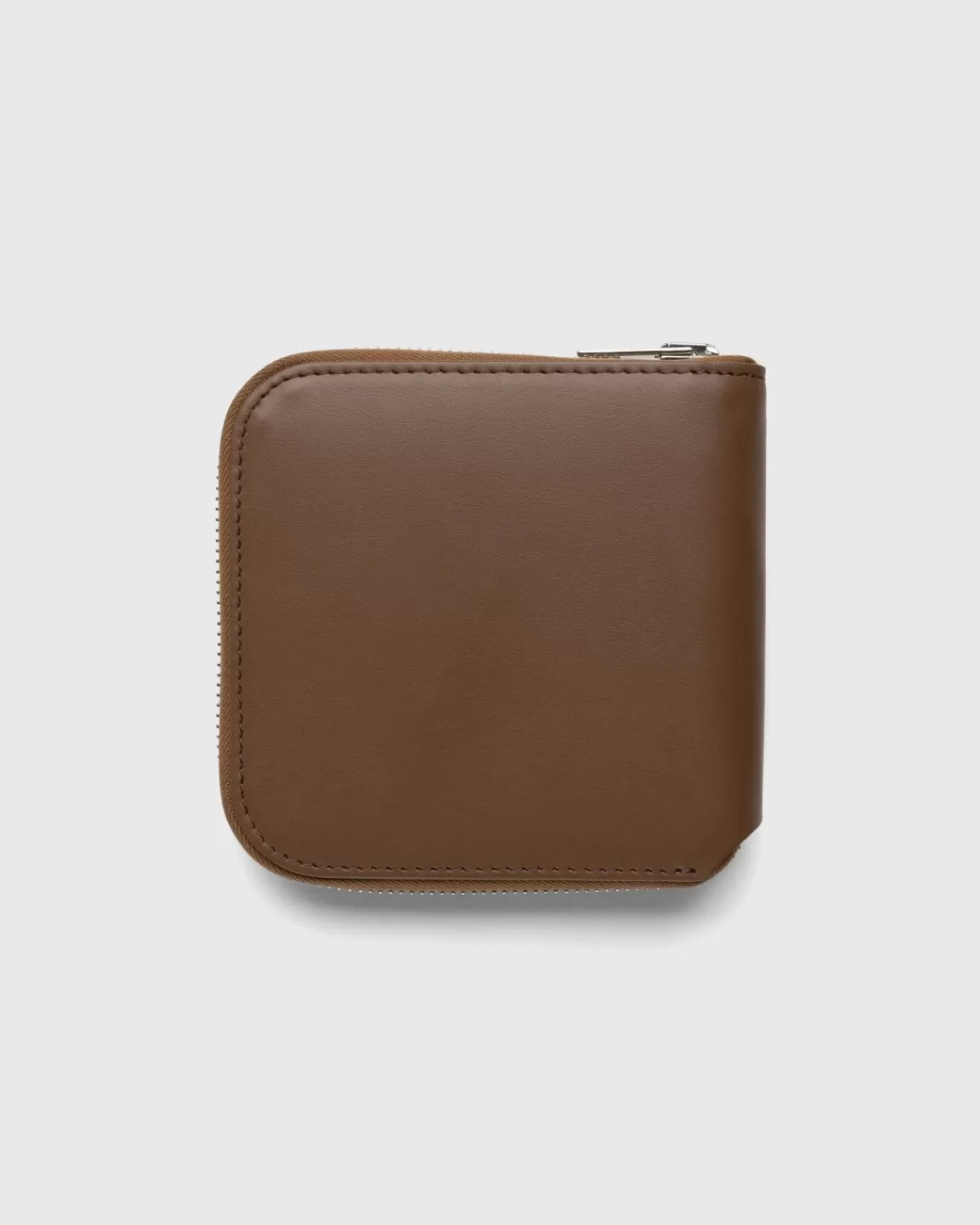 Männer Acne Studios Leder-Geldborse Mit Reisverschluss, Braun