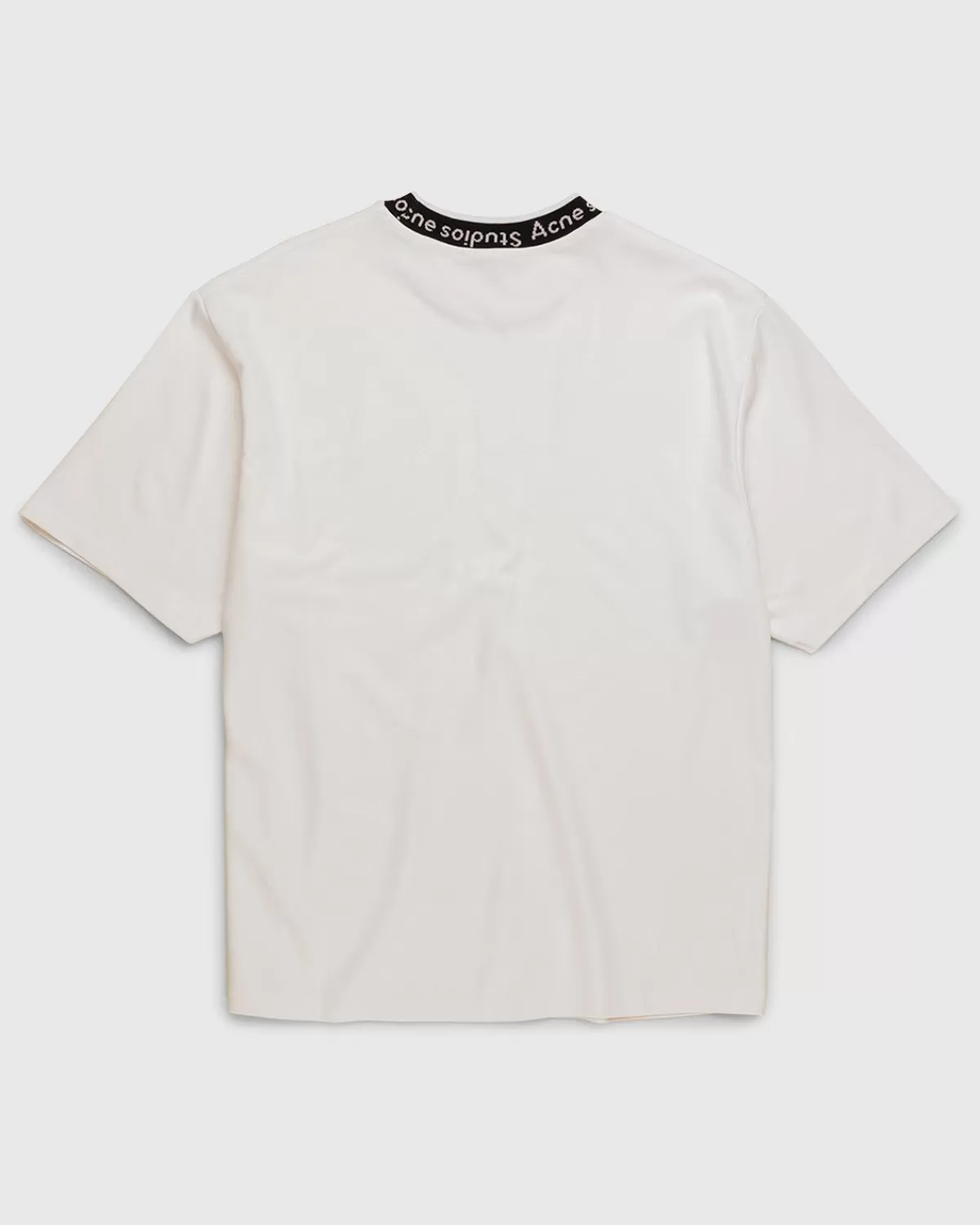 Männer Acne Studios Logo-T-Shirt Weis