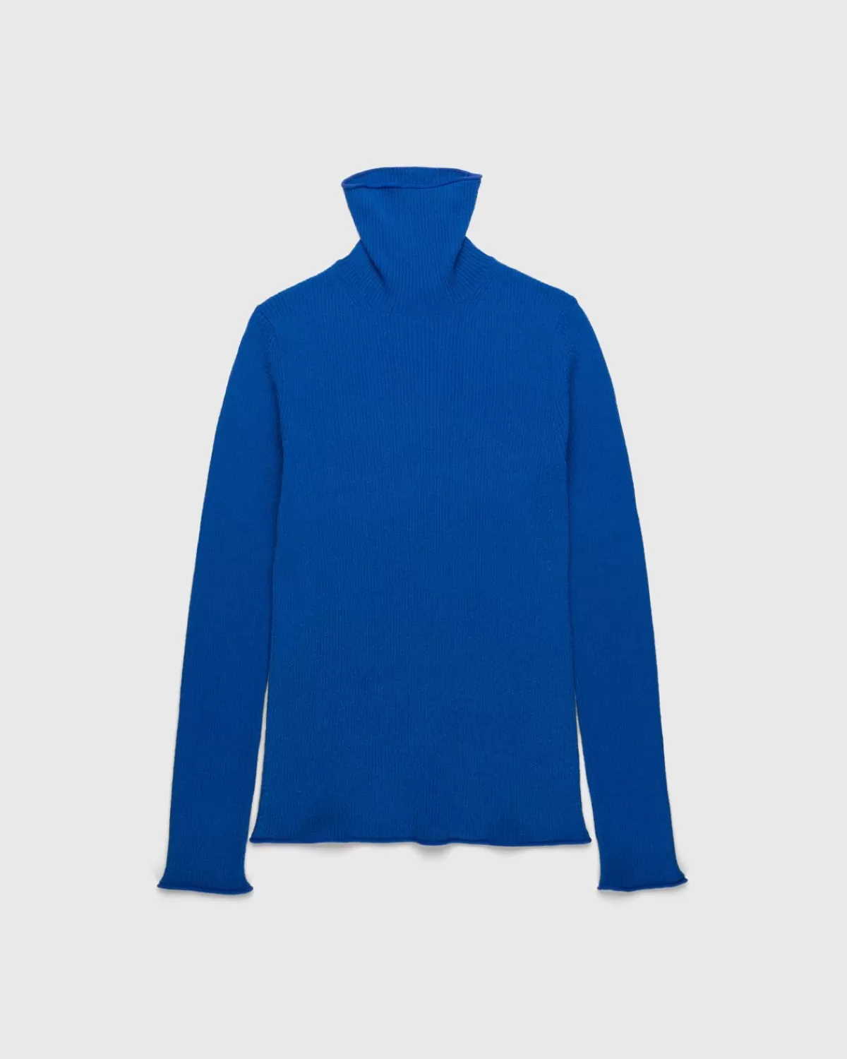 Rollkragen-Rippstrickpullover Ultramarinblau>Acne Studios Sale