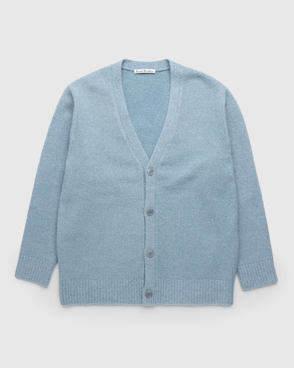 Strickjacke Aus Wollmischung Mineralblau>Acne Studios New