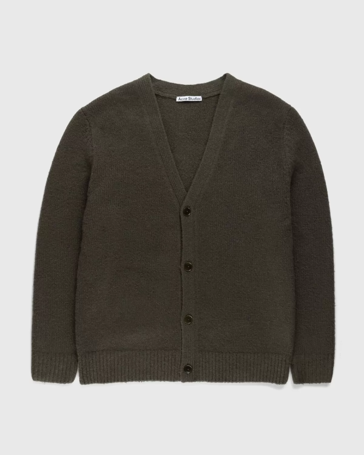 Strickjacke Aus Wollmischung Mit V-Ausschnitt, Waldgrun>Acne Studios Best