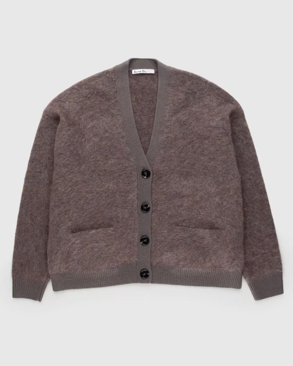 Strickjacke Mit Fransen, Braun>Acne Studios Fashion