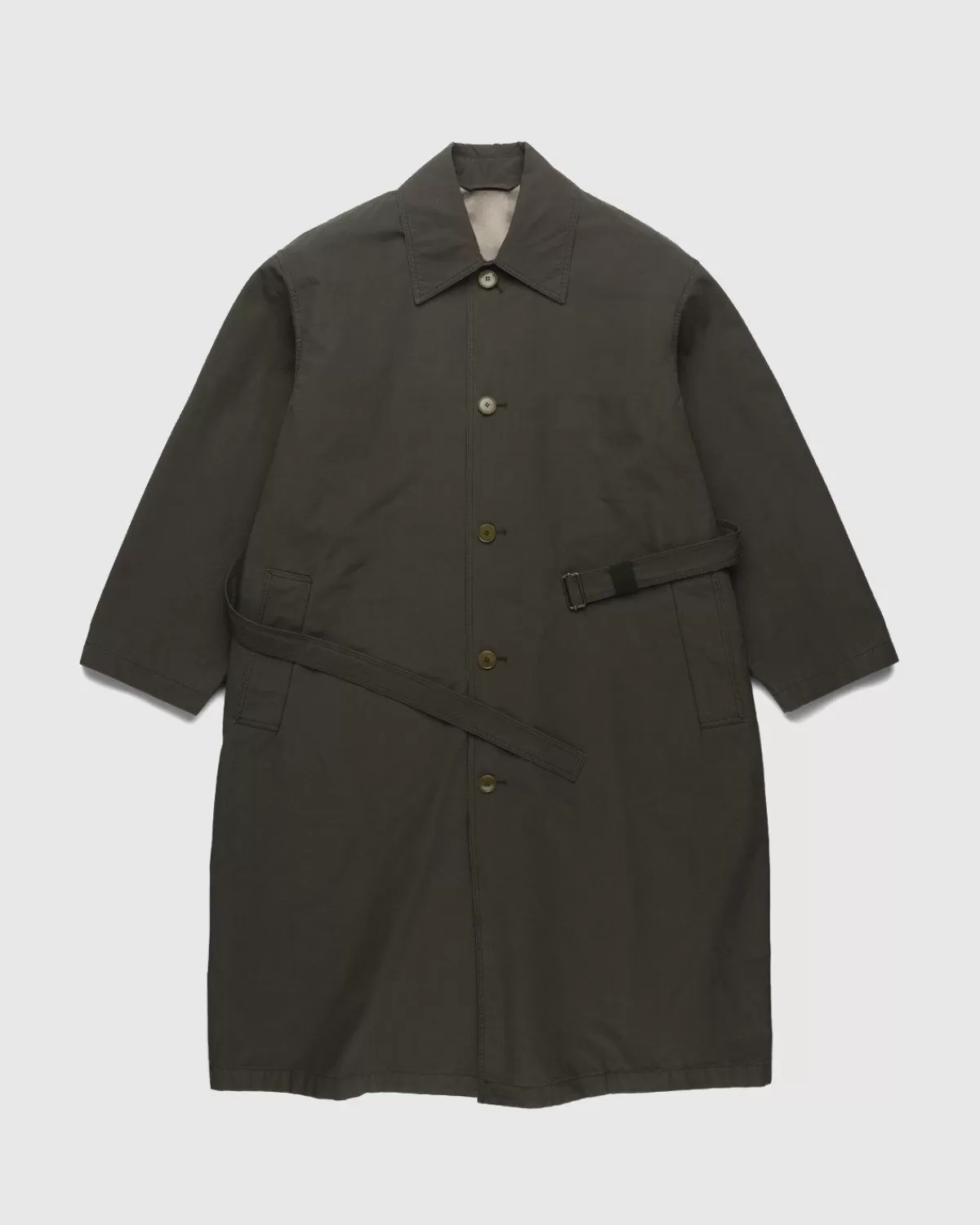 Trenchcoat Dunkeloliv>Acne Studios Best Sale