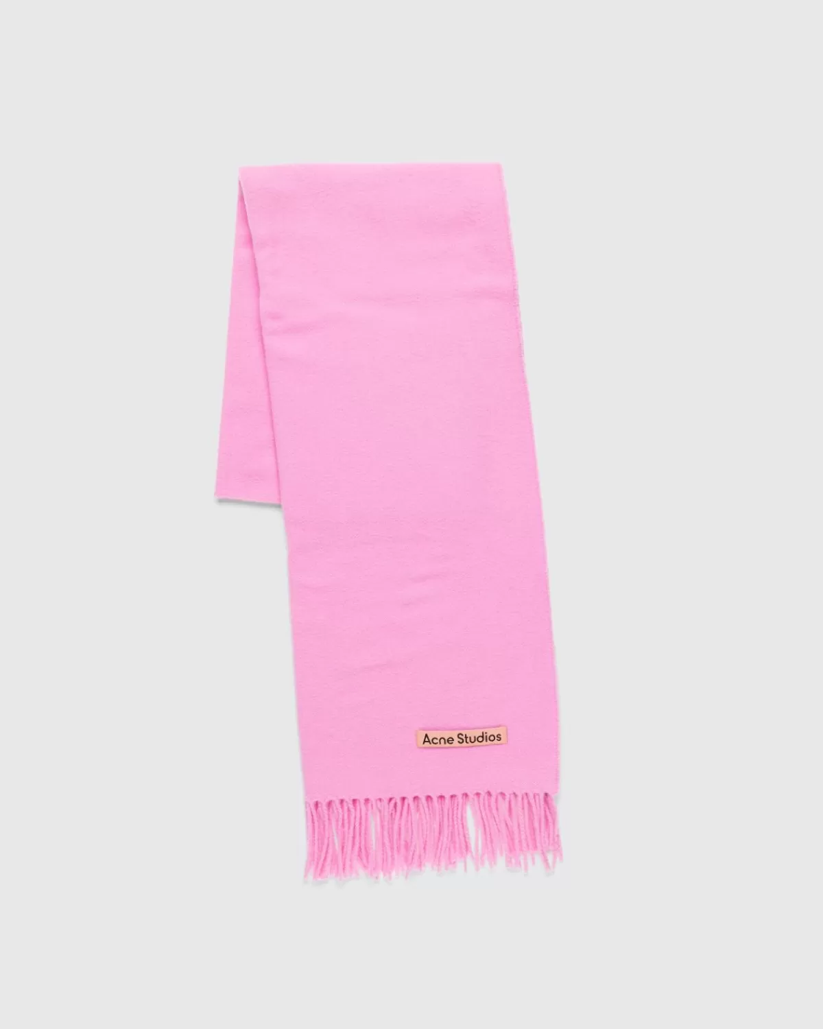 Männer Acne Studios Wollschal Mit Fransen, Bubble Pink