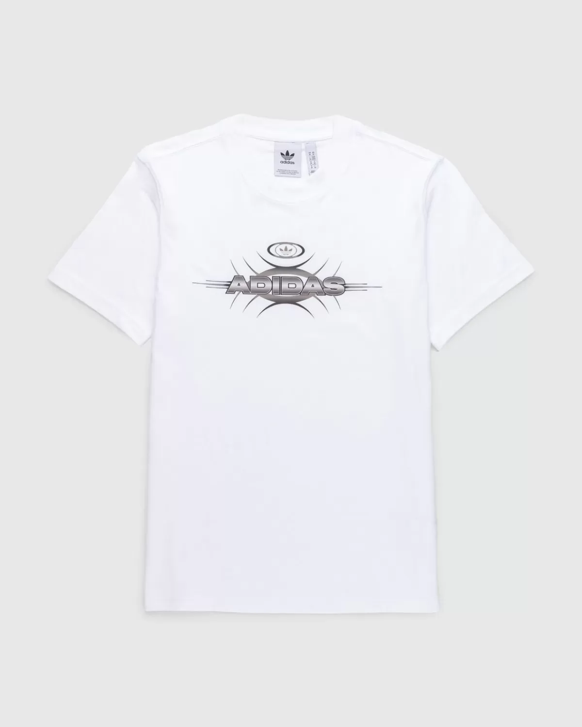 Männer Adidas Graphic Logo T-Shirt Weis