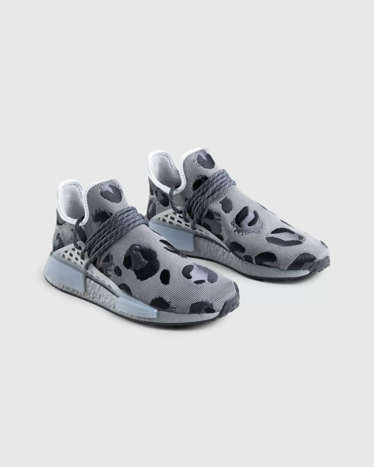 Männer Adidas Pharrell Nmd Hu Animal Print Aschgrau