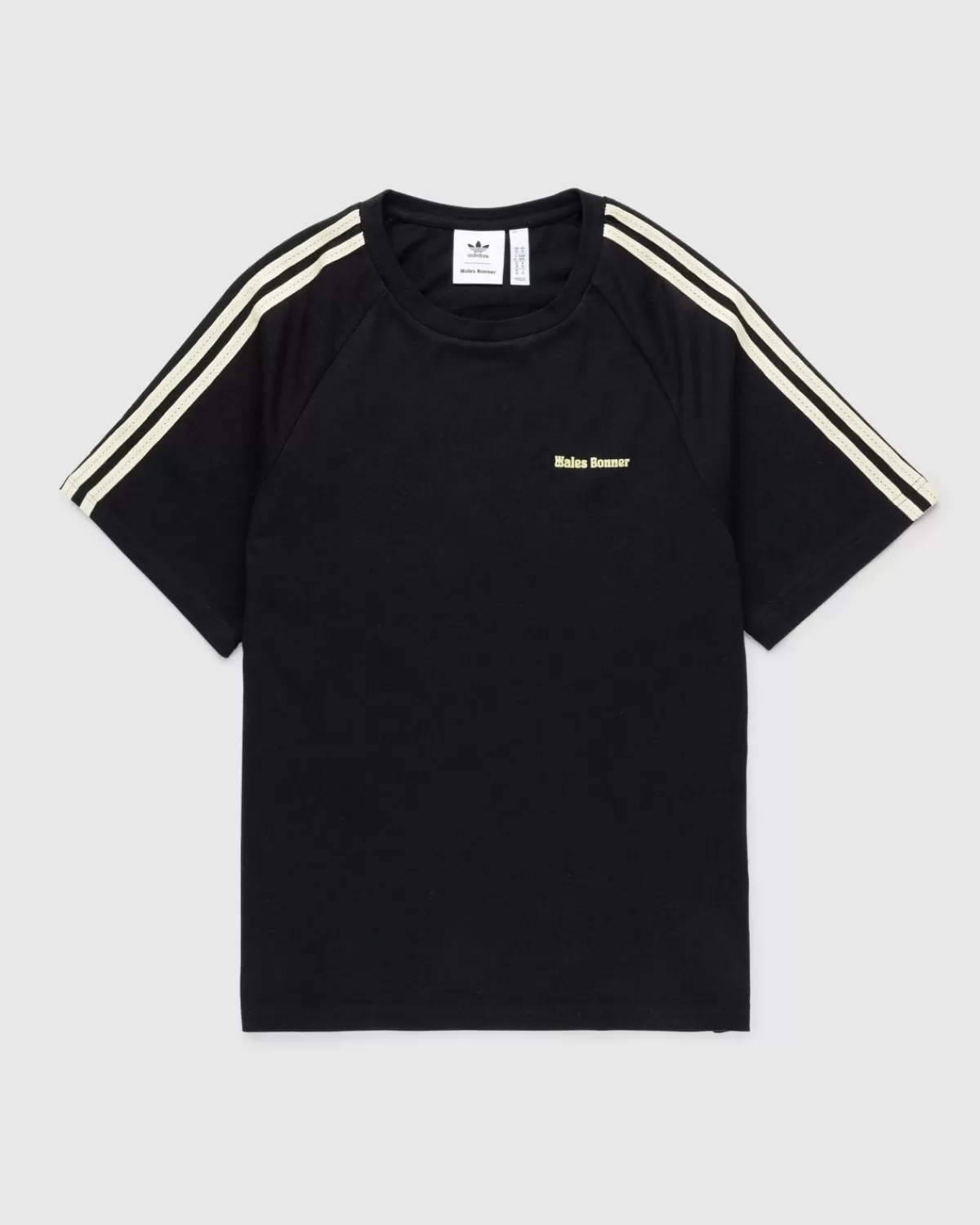 Männer Adidas X Wales Bonner Bio-Baumwoll-T-Shirt Schwarz