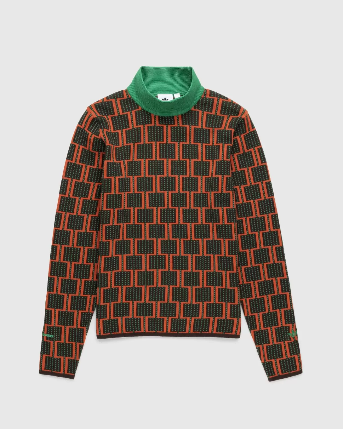 X Wales Bonner Strick-Rollkragenpullover Multi>Adidas Best Sale