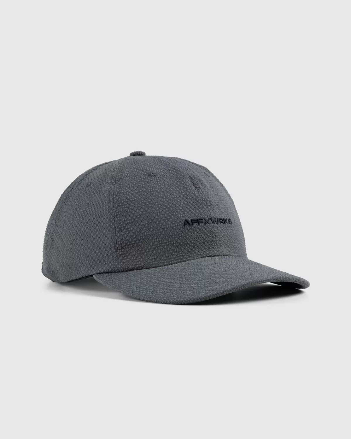 Männer AFFXWRKS Logo-Cap Aus Grauem Seersucker