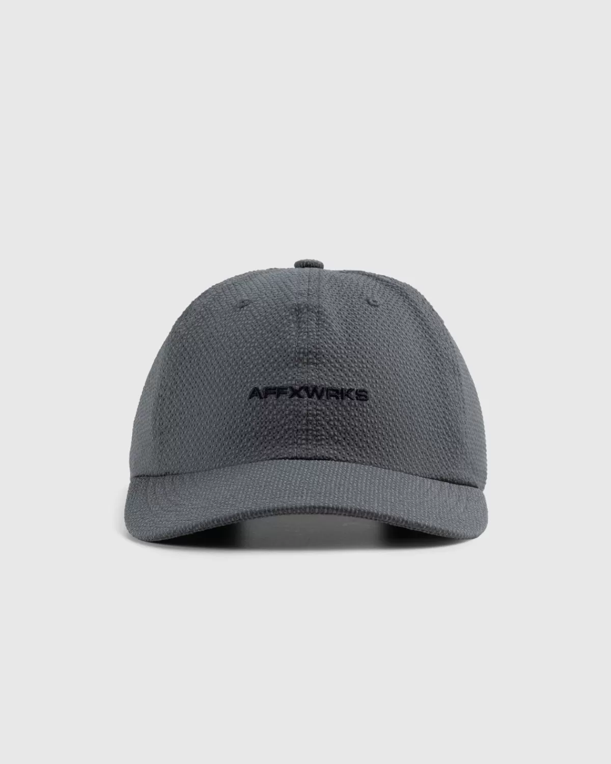 Männer AFFXWRKS Logo-Cap Aus Grauem Seersucker