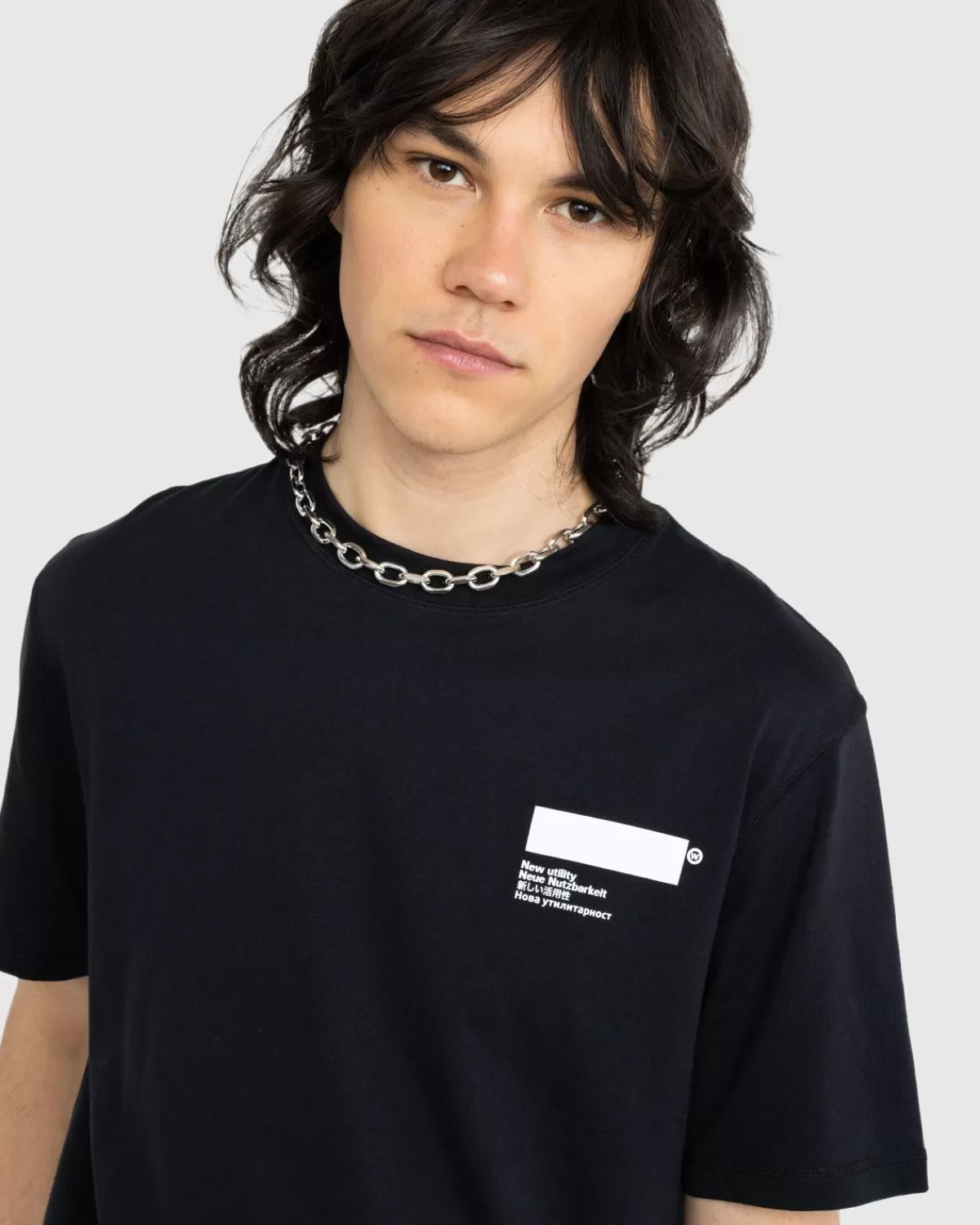 Männer AFFXWRKS Standardisiertes T-Shirt Tiefschwarz