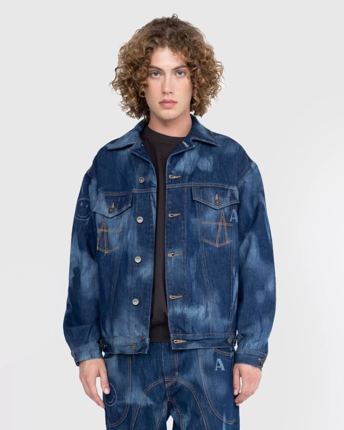 Signature Jeansjacke Indigo>Ahluwalia Fashion