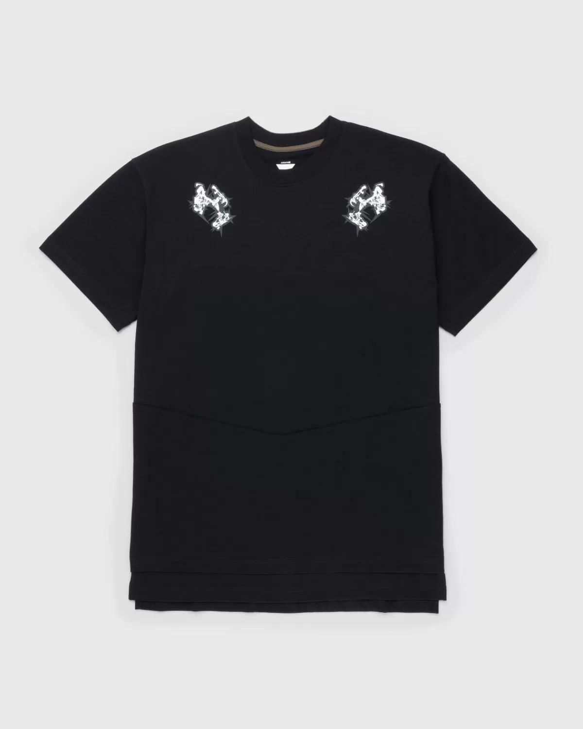 Männer ACRONYM Akronym S28-Pr-B Bio-Baumwoll-T-Shirt Schwarz