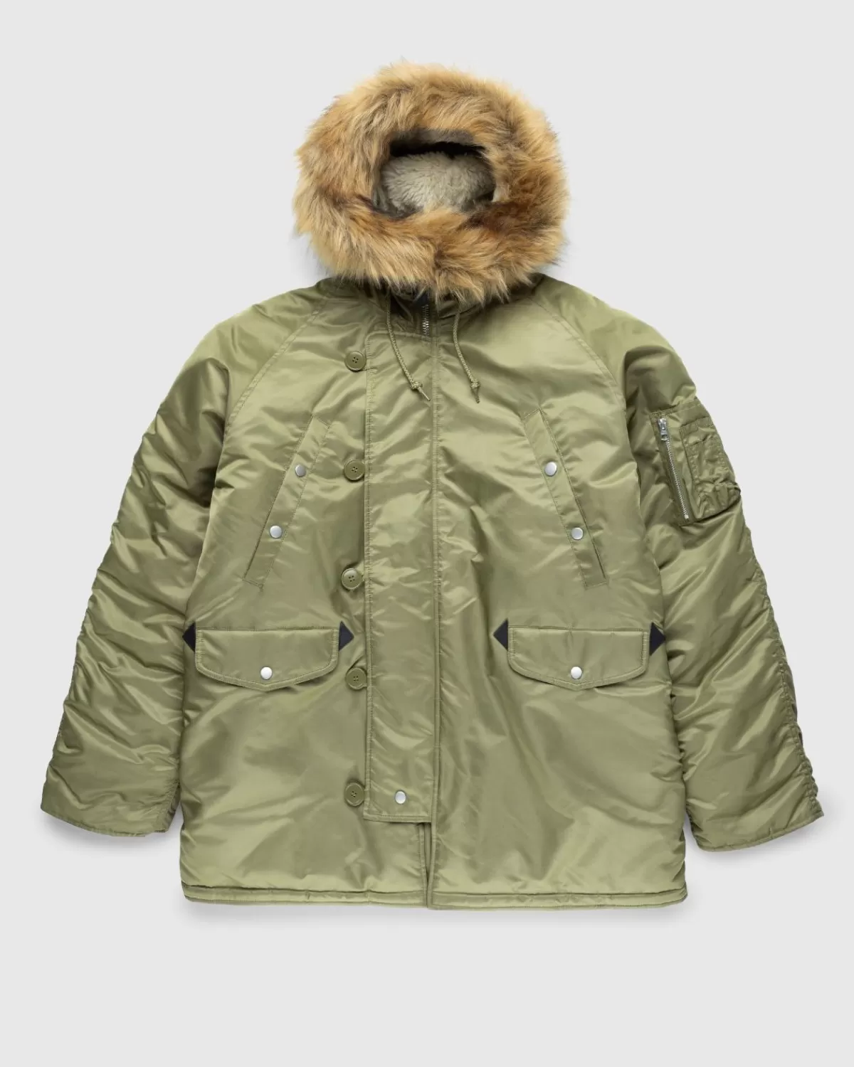 X Highsnobiety N3B Parka Dusty Olive Drab>Alpha Industries Outlet