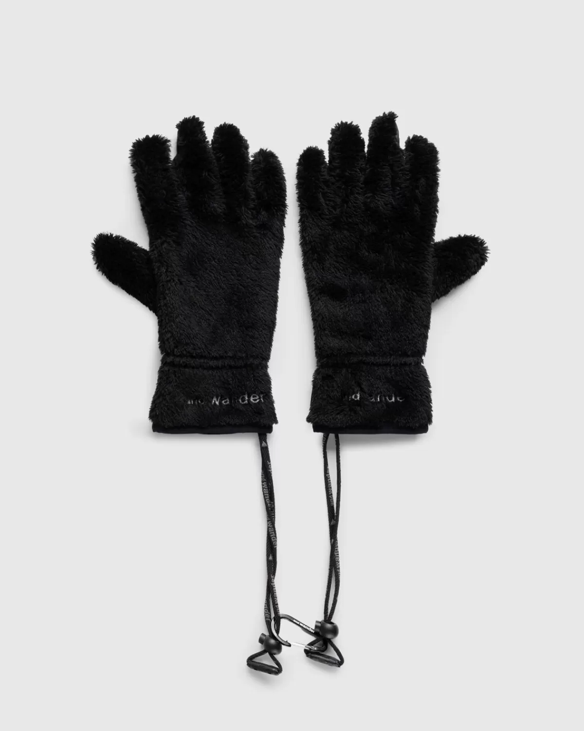 Männer And Wander High Loft Fleece Handschuhe Schwarz