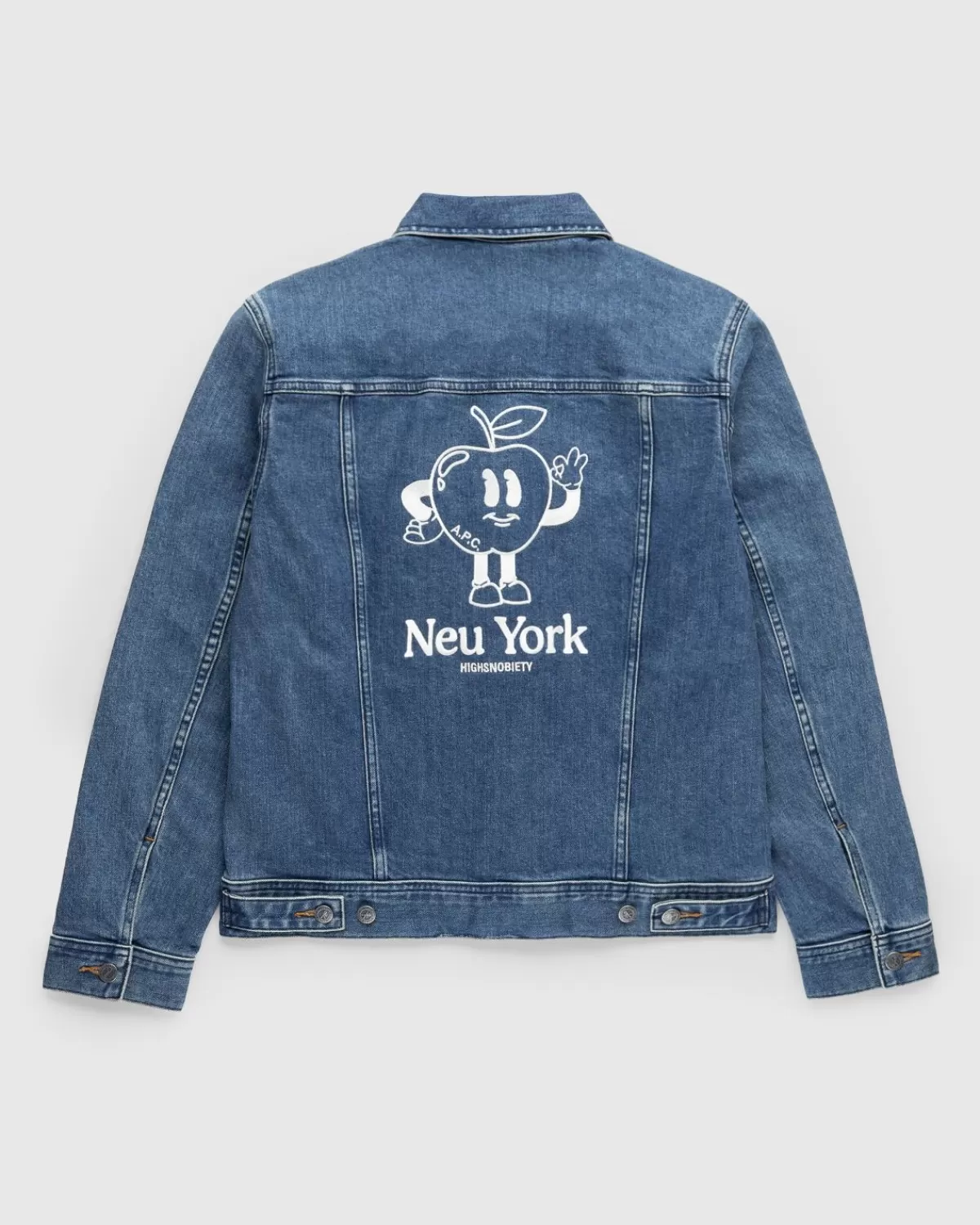 Apc X Highsnobiety Neu York Jeansjacke Blau>A.P.C. Sale