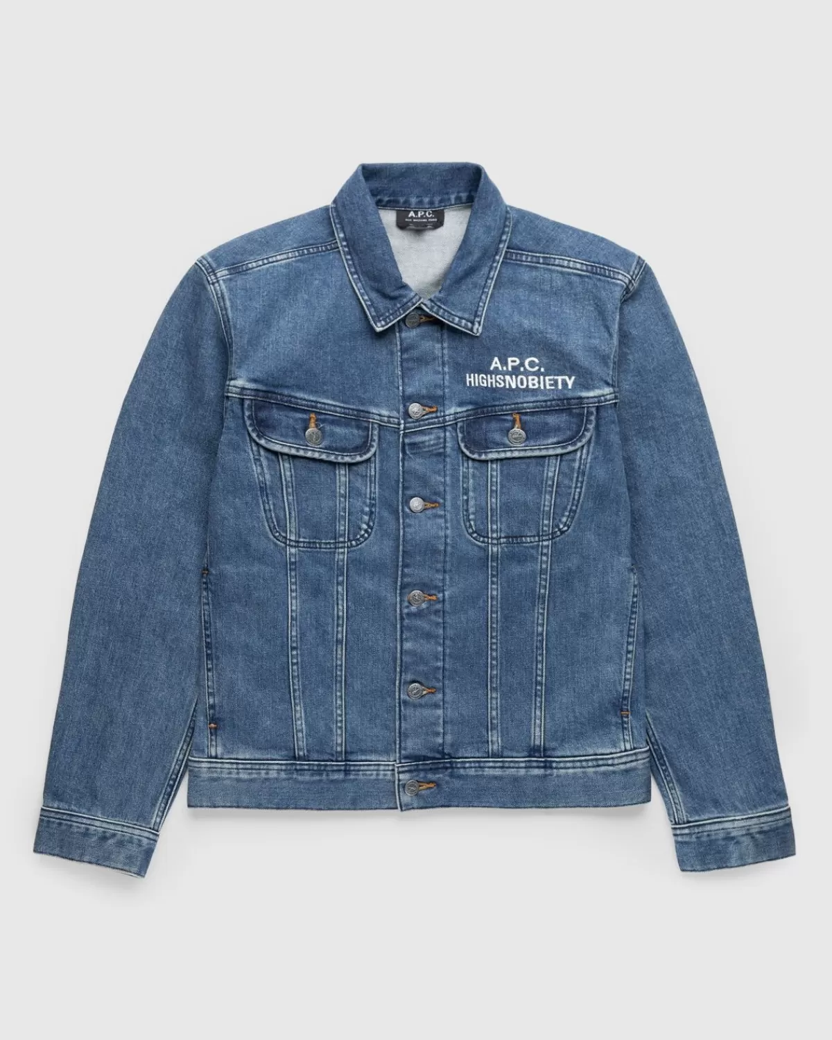 Apc X Highsnobiety Neu York Jeansjacke Blau>A.P.C. Sale