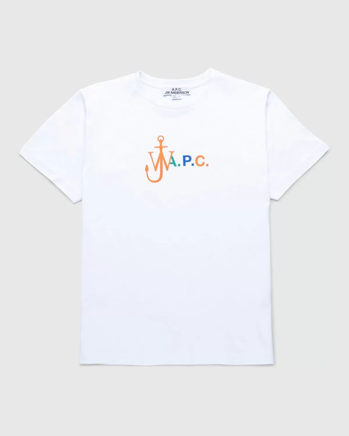 Männer A.P.C. Apc X Jw Anderson Anchor T-Shirt Weis