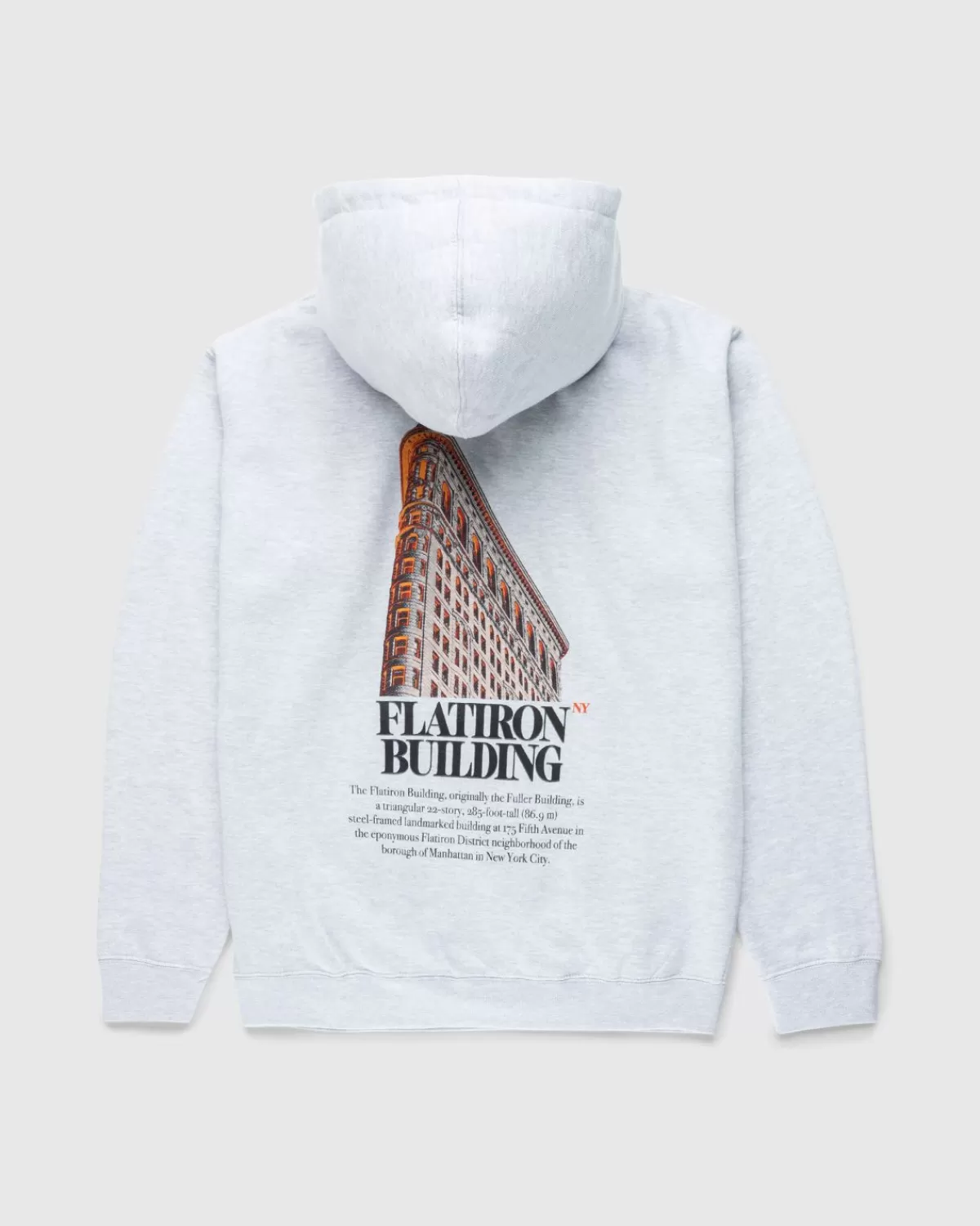 X Highsnobiety Flatiron Building Hoodie Grau>At The Moment Flash Sale