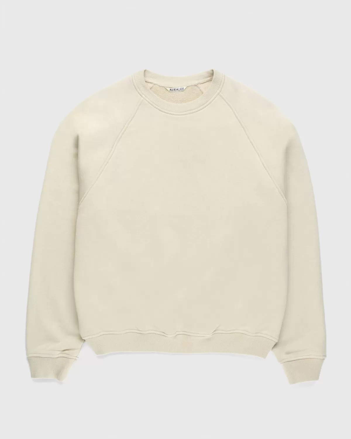 Glatter Weicher Sweatpullover Beige>Auralee Discount