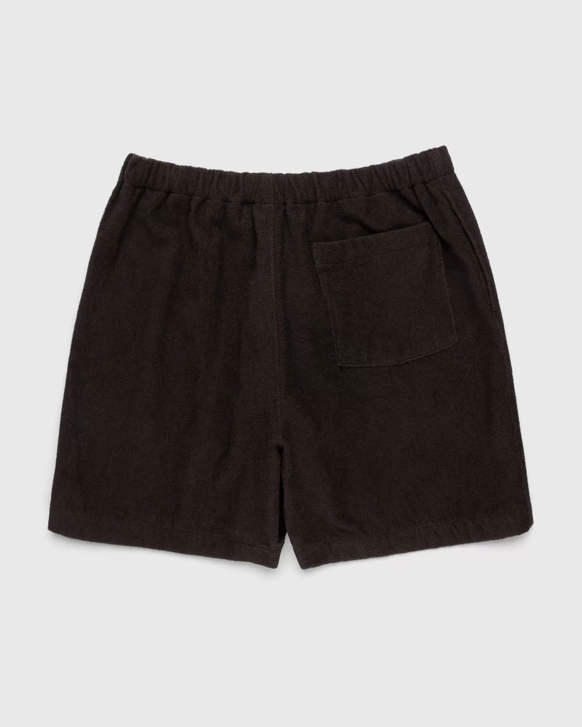 Shorts Aus Baumwollfrottee Braun>Auralee Shop