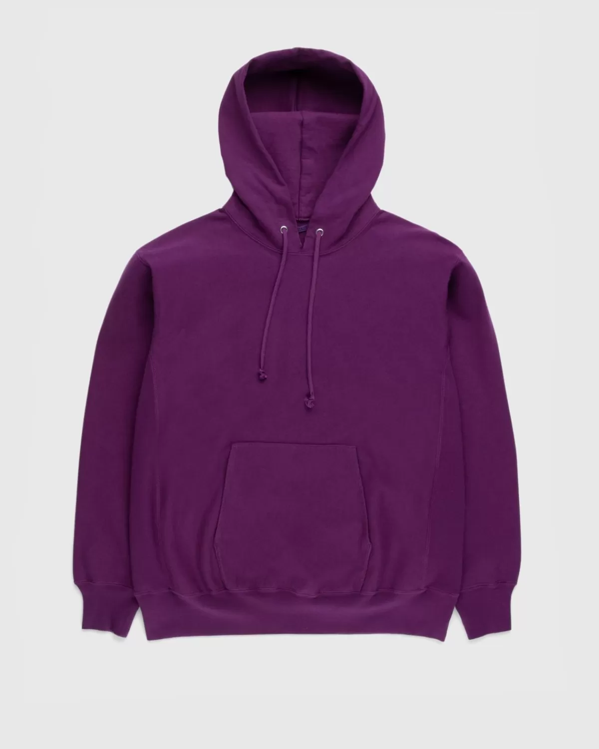 Männer Auralee Super Milled Sweat Pullover Hoodie Lila