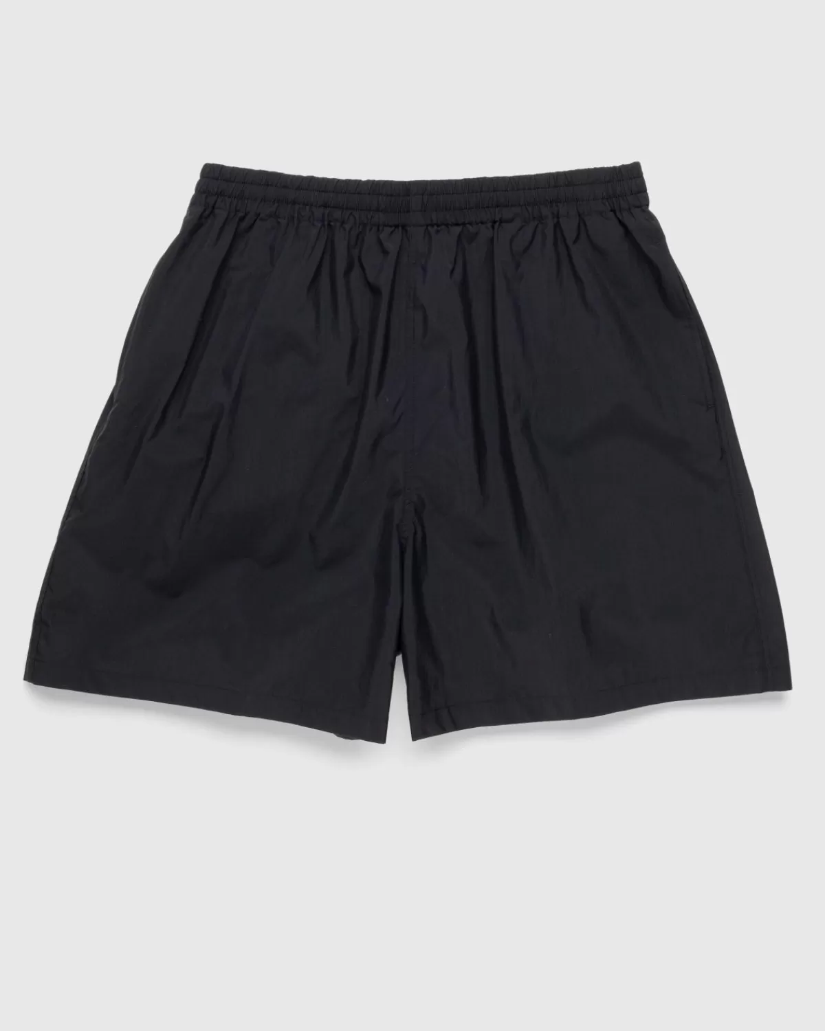 Wetter-Easy-Shorts Aus Gewaschenem Baumwoll-Nylon, Schwarz>Auralee Store