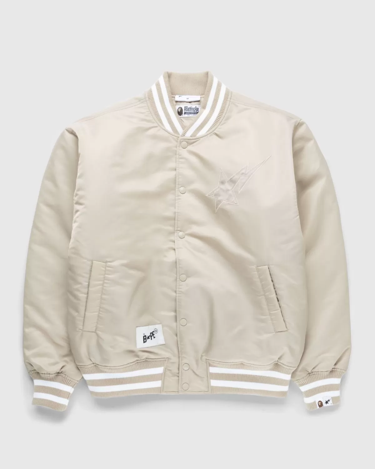 X Highsnobiety College-Jacke Beige>BAPE Hot