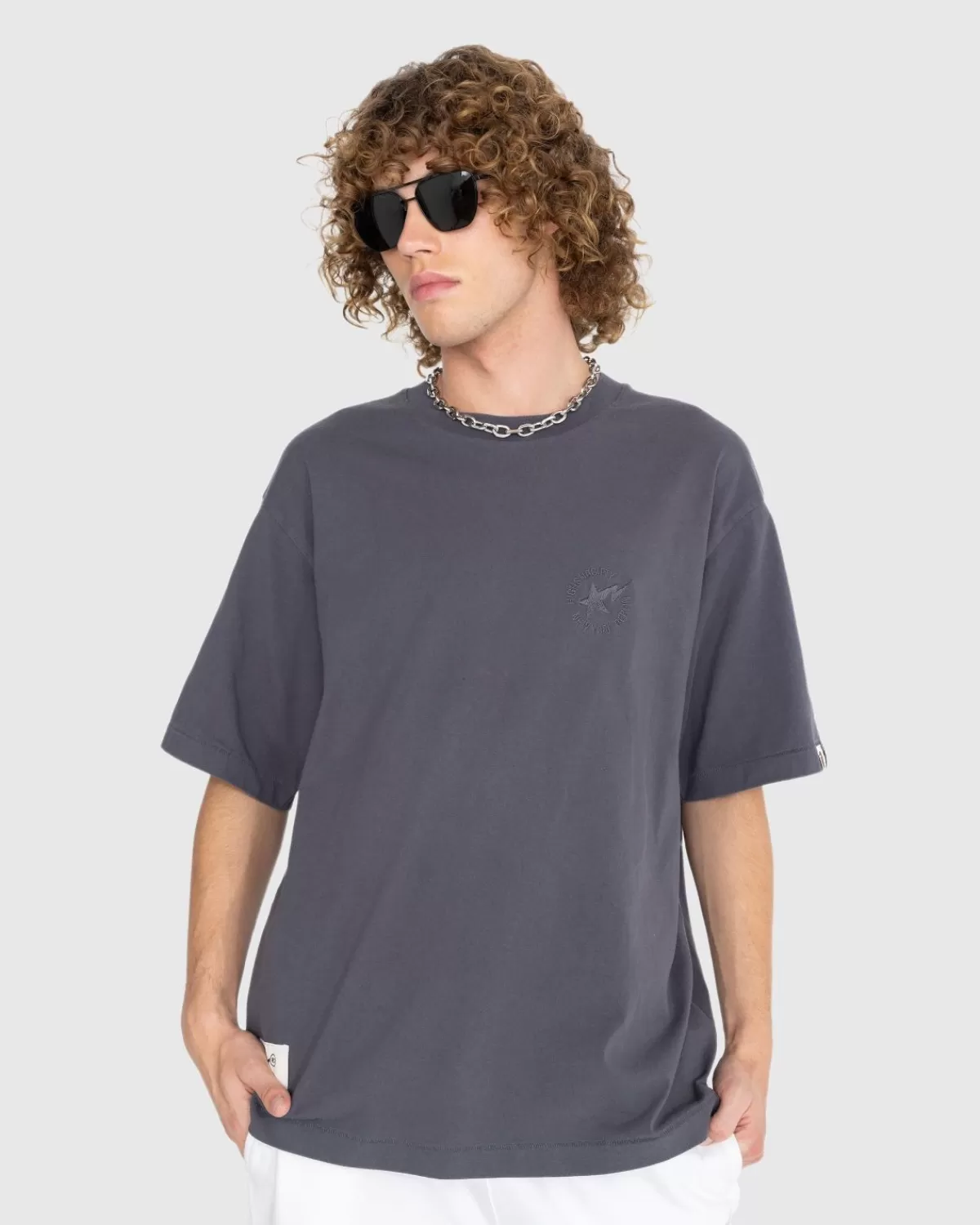 Männer BAPE X Highsnobiety Heavy Washed T-Shirt Anthrazit