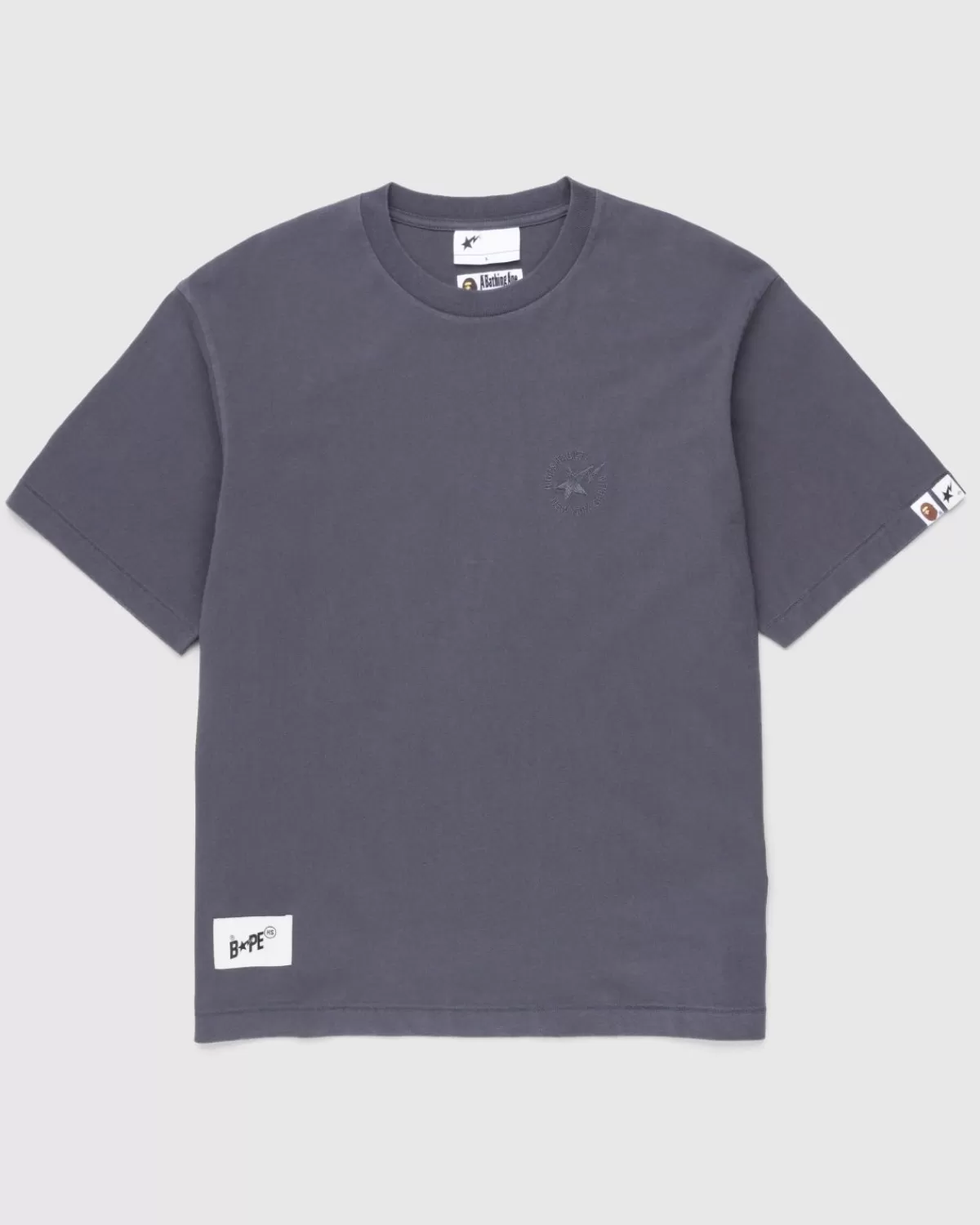 Männer BAPE X Highsnobiety Heavy Washed T-Shirt Anthrazit