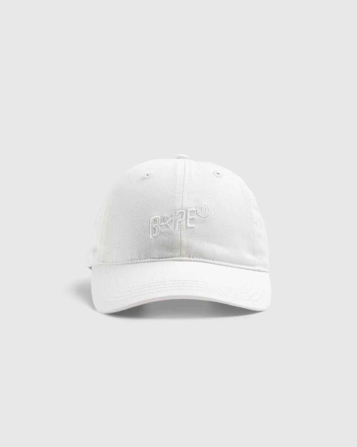 Männer BAPE X Highsnobiety Logo Cap Elfenbein