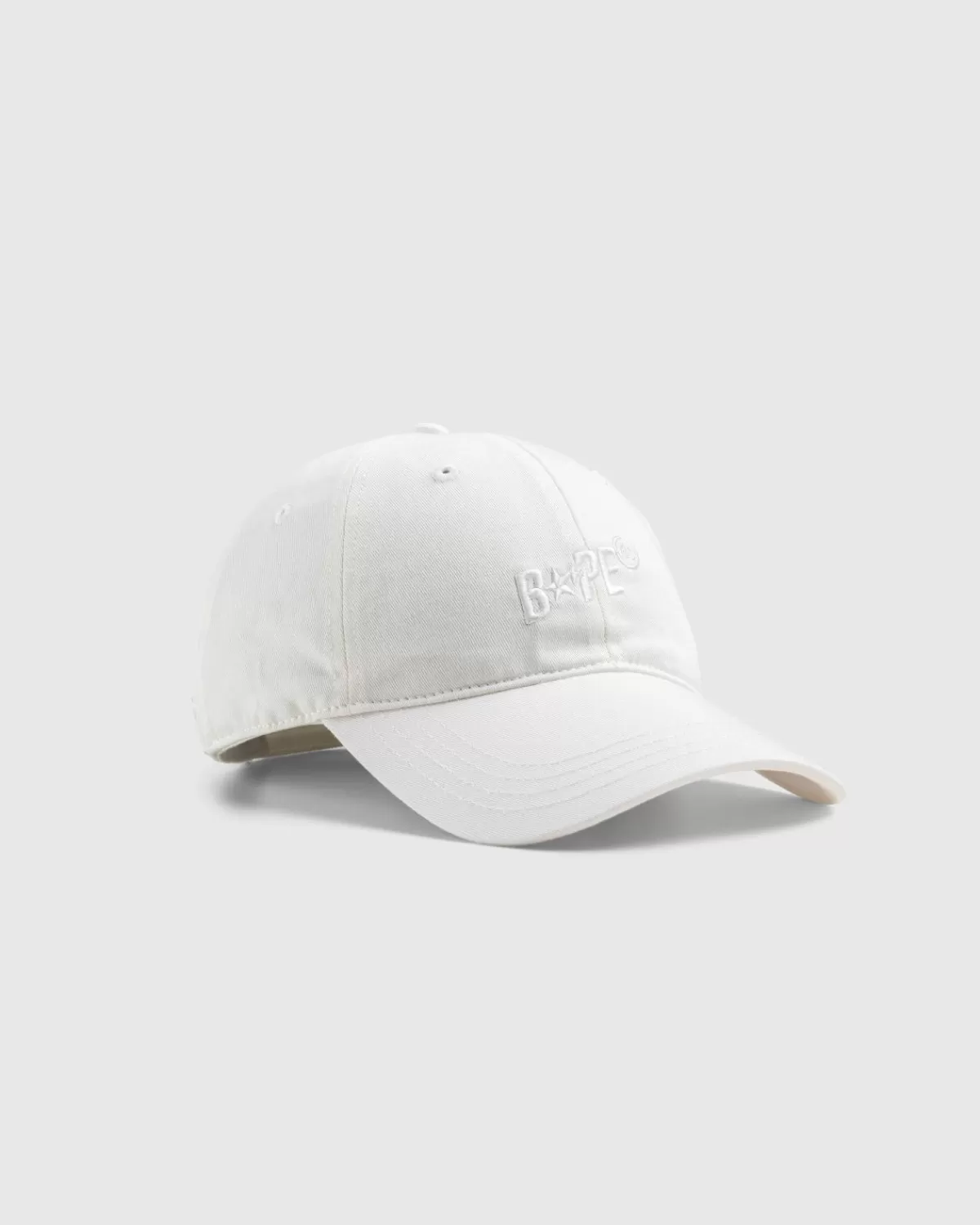 Männer BAPE X Highsnobiety Logo Cap Elfenbein