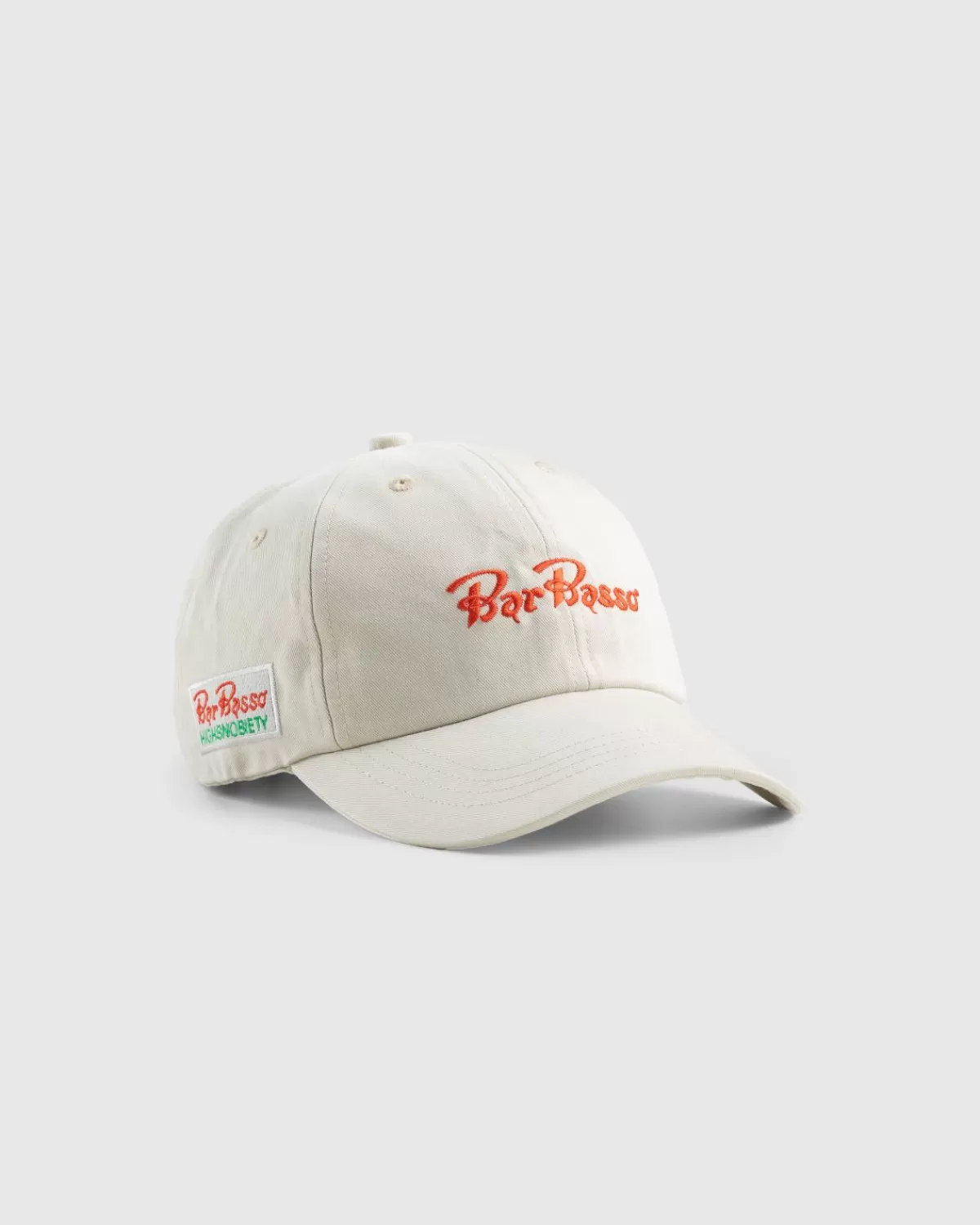 Männer Bar Basso X Highsnobiety Logo Cap Eggshell