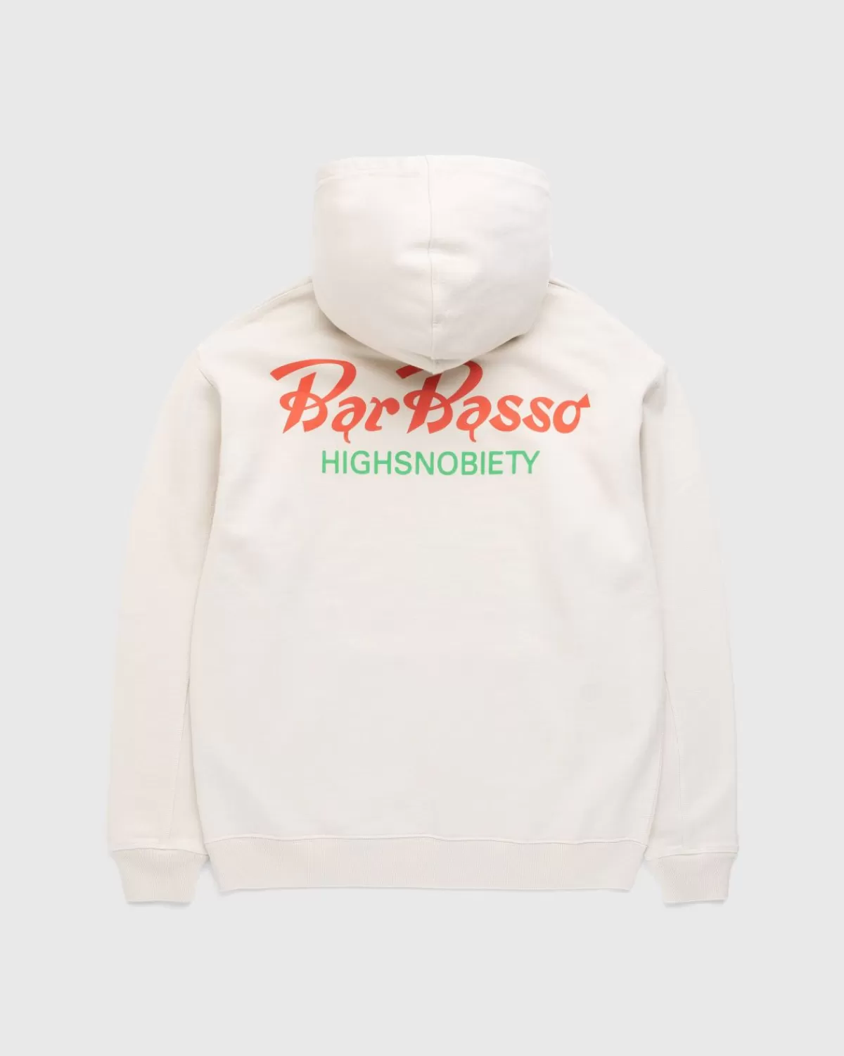 Männer Bar Basso X Highsnobiety Logo Hoodie Eggshell