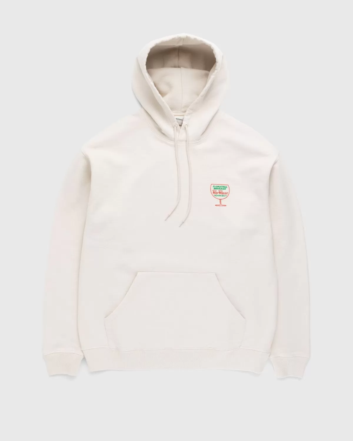 Männer Bar Basso X Highsnobiety Logo Hoodie Eggshell