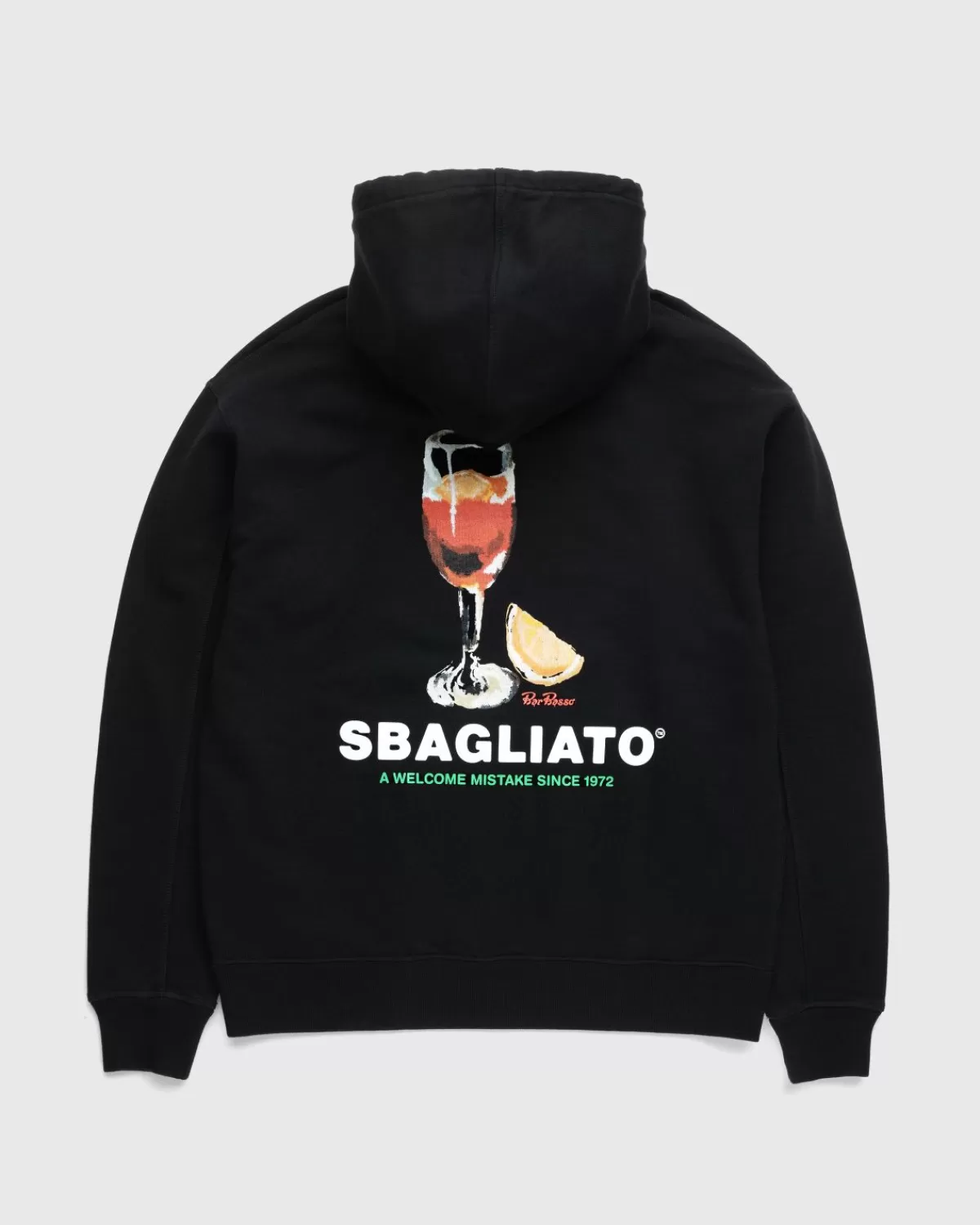 Männer Bar Basso X Highsnobiety Sbagliato Hoodie Schwarz