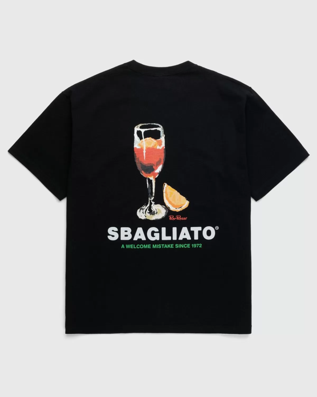 Männer Bar Basso X Highsnobiety Sbagliato T-Shirt Schwarz