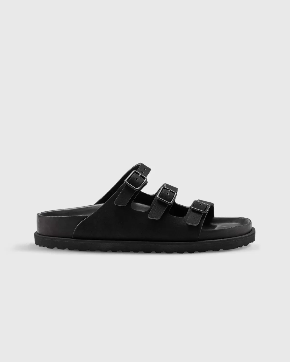 Männer Birkenstock Florida Wildleder Schwarz