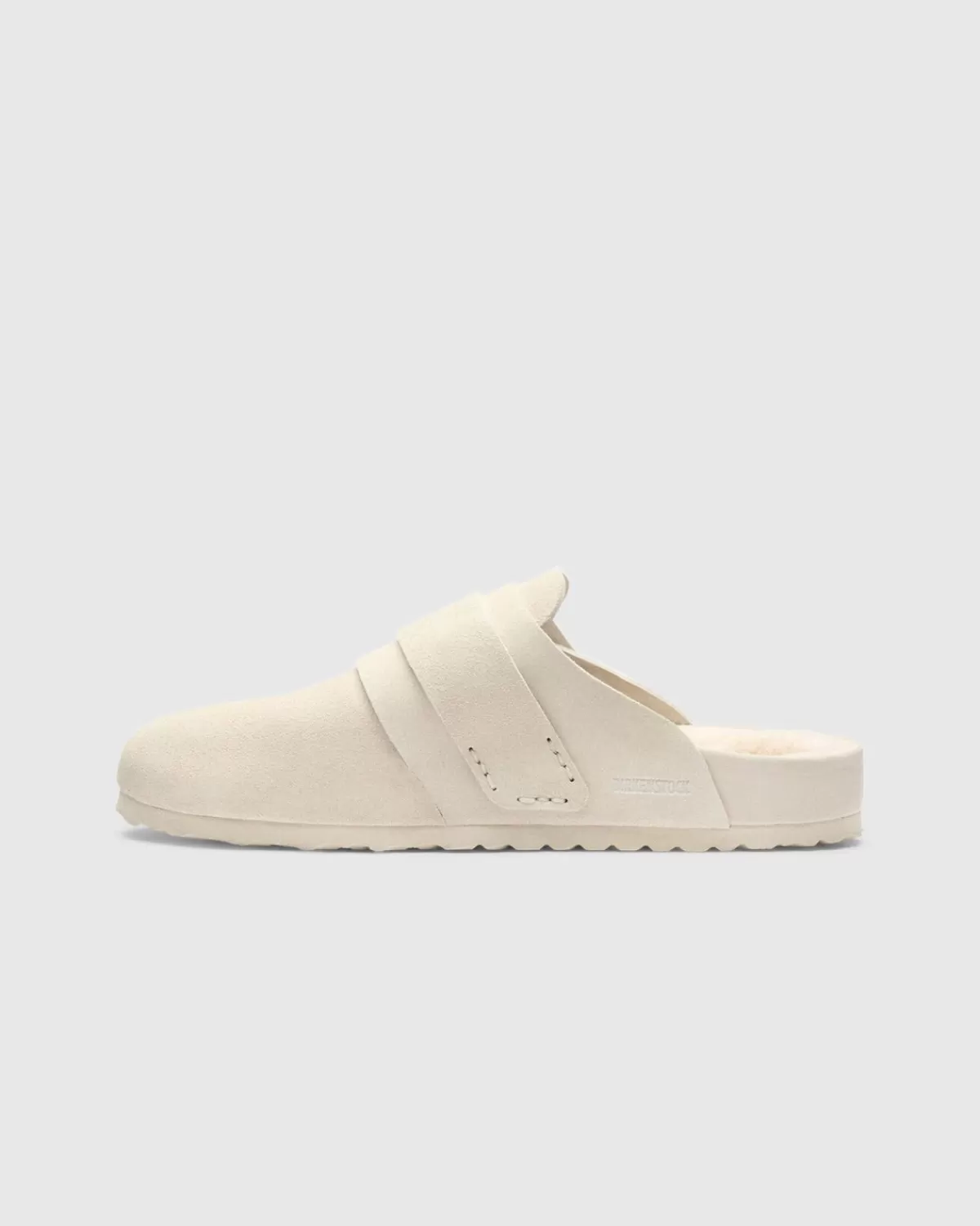 Männer Birkenstock X Tekla Shearling Nagoya Powder/Off-White