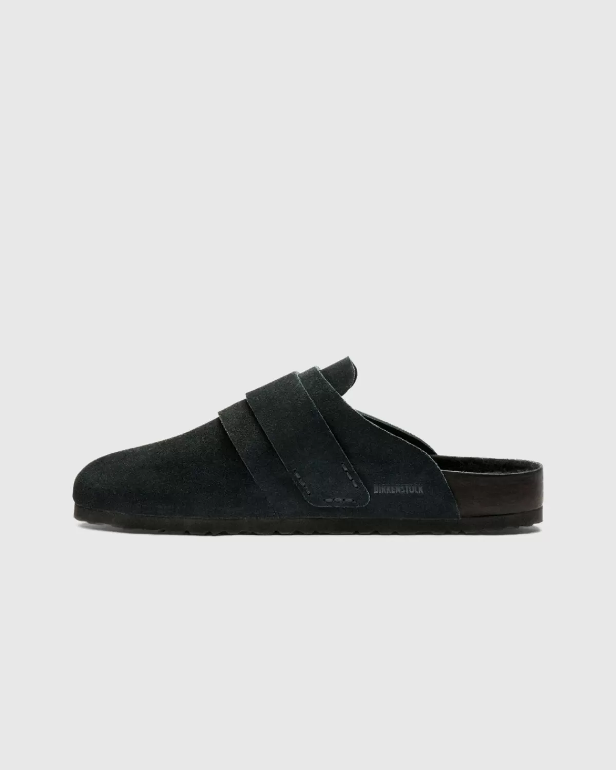 Männer Birkenstock X Tekla Shearling Nagoya Slate/Schwarz