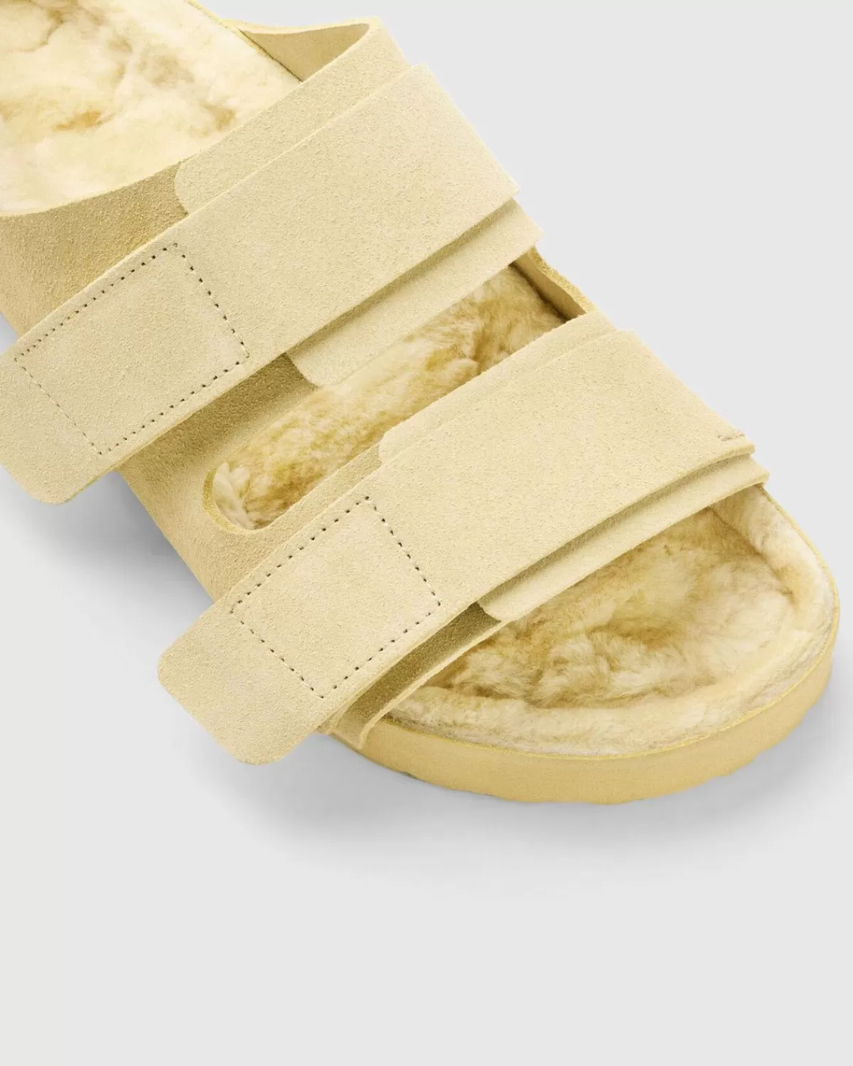 Männer Birkenstock X Tekla Shearling Uji Straw/Pale Yellow