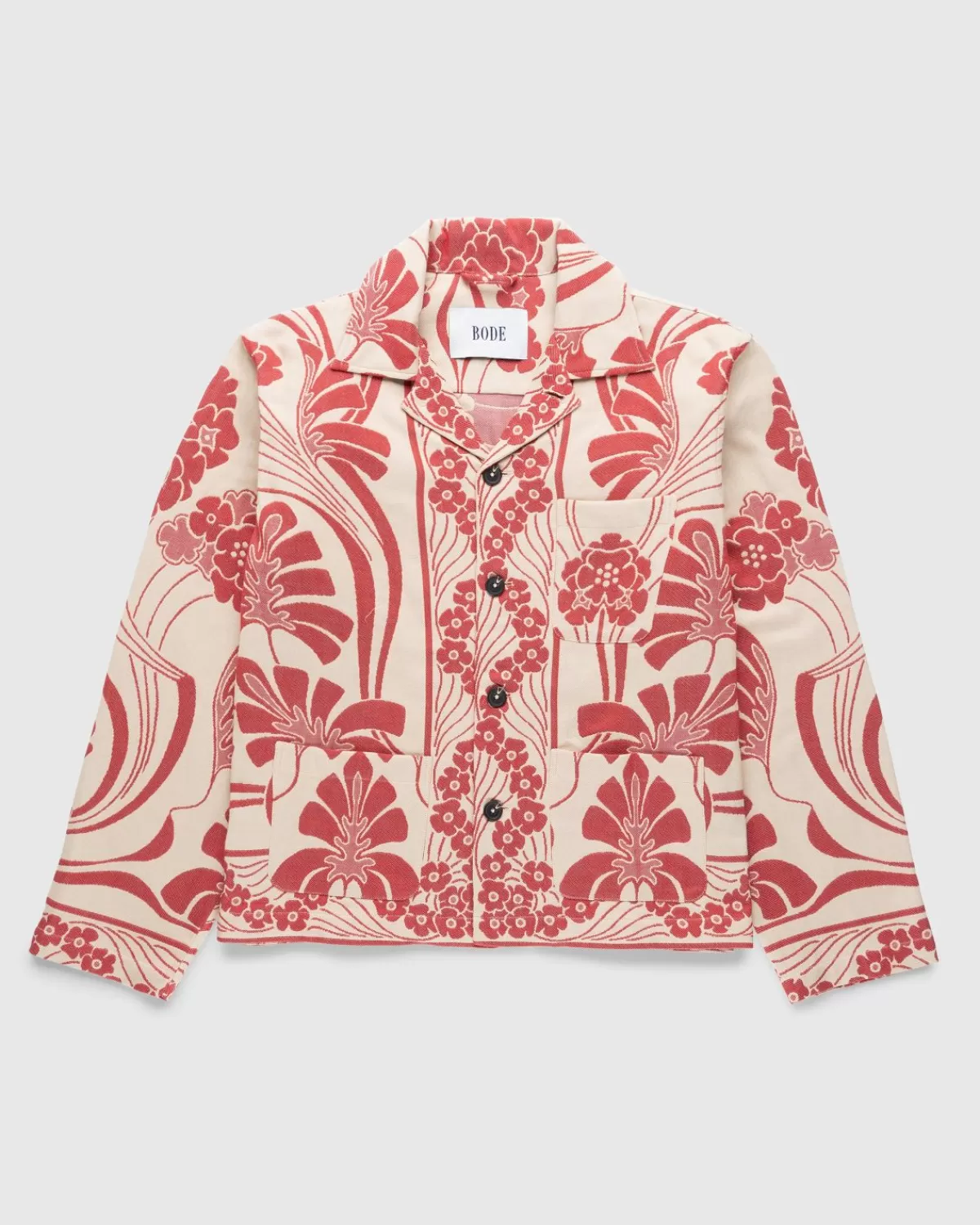 Nouveau Monstera Overshirt Rot>Bode Best Sale