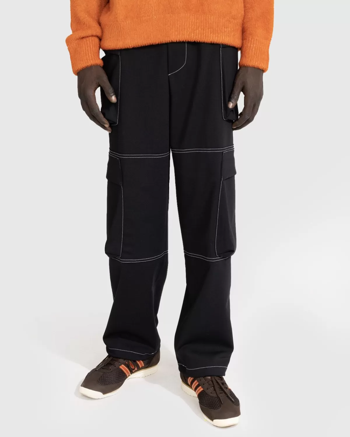 Double Cargo Pant Schwarz>Bonsai Store