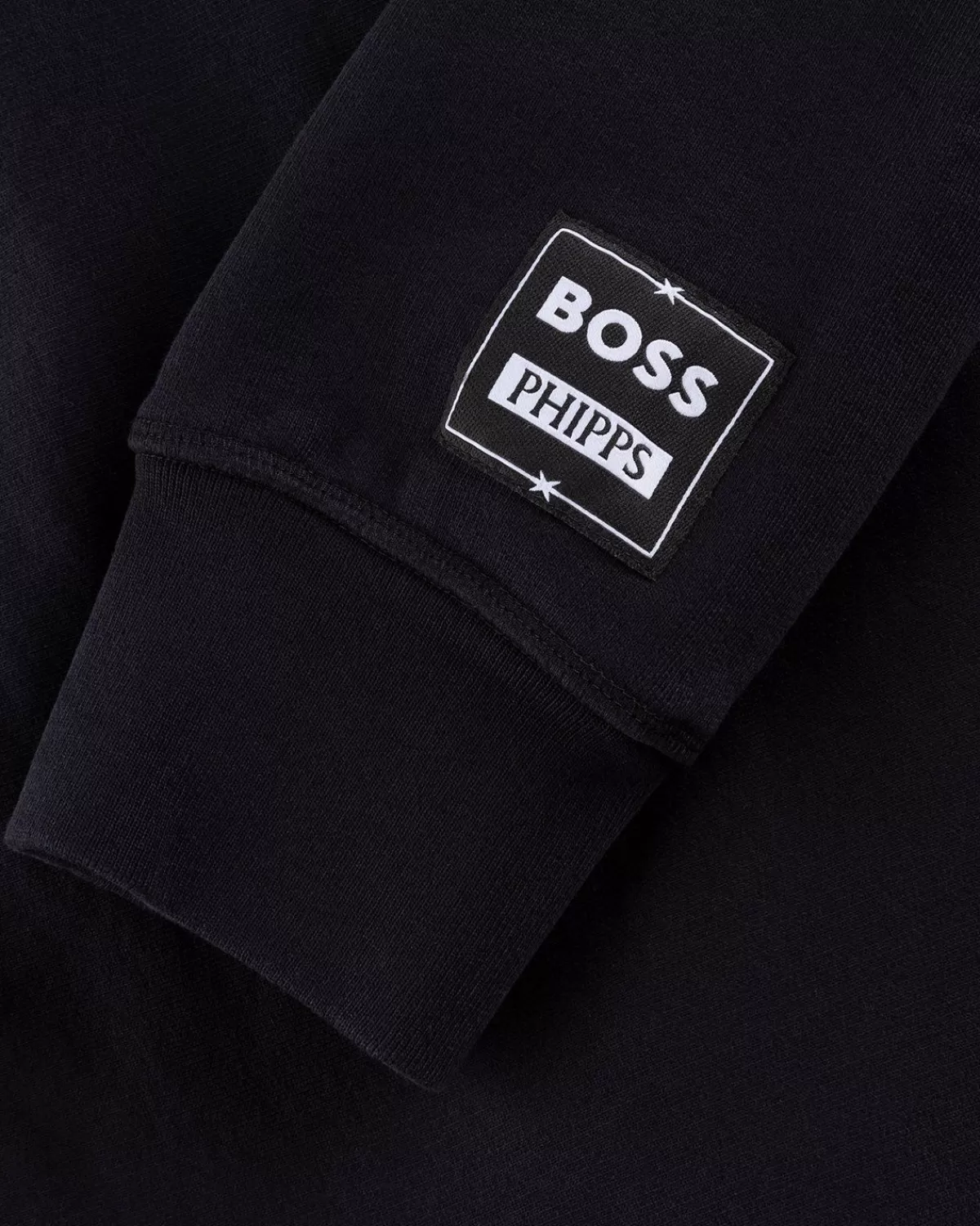 Männer BOSS X Phipps Co-Branded-Sweatshirt Aus Bio-Baumwolle Schwarz